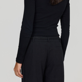 The Low Waisted Bianca Pant in Black