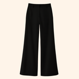 The Low Waisted Bianca Pant in Black