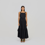 The Minke Maxi Dress in Black