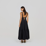 The Minke Maxi Dress in Black