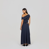 The Madison Ave Maxi Skirt Navy