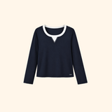 Gracie Long Sleeve in Navy